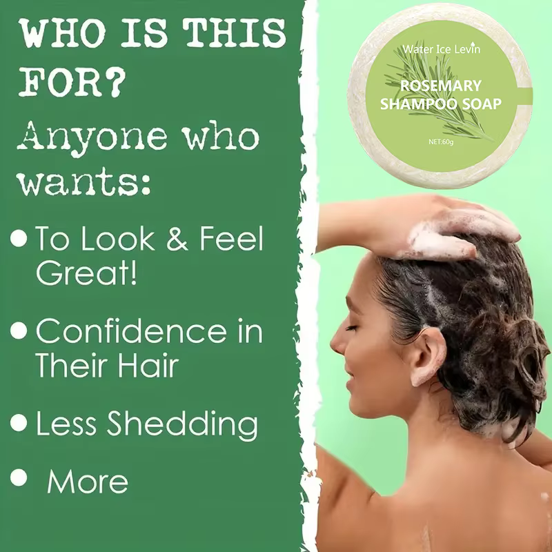 Shampooing au romarin pour la croissance des cheveux