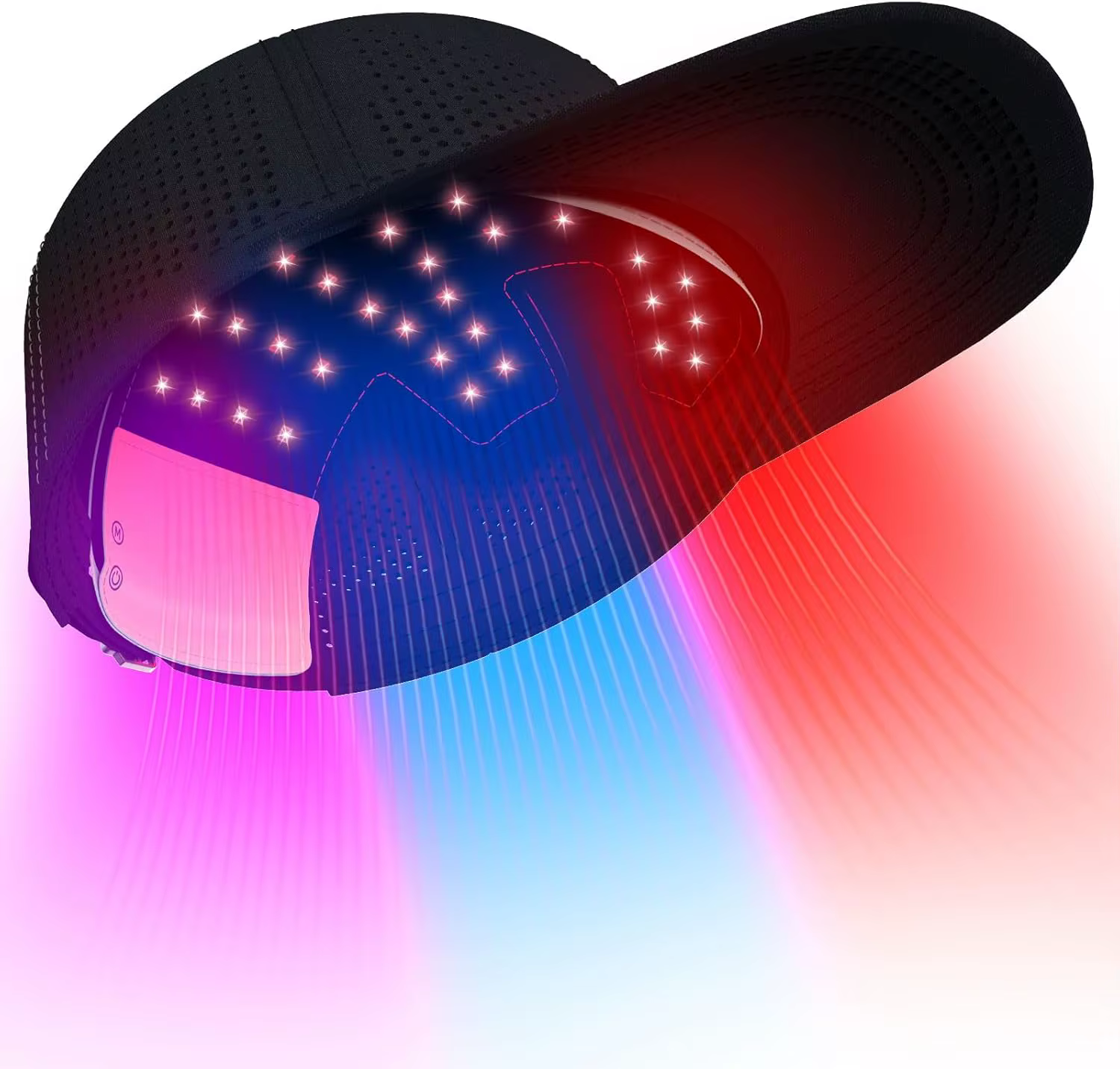 Nouveau Casque Laser en Maille pour la Croissance des Cheveux 660nm 850nm Thérapie par Lumière Rouge et Infrarouge Près