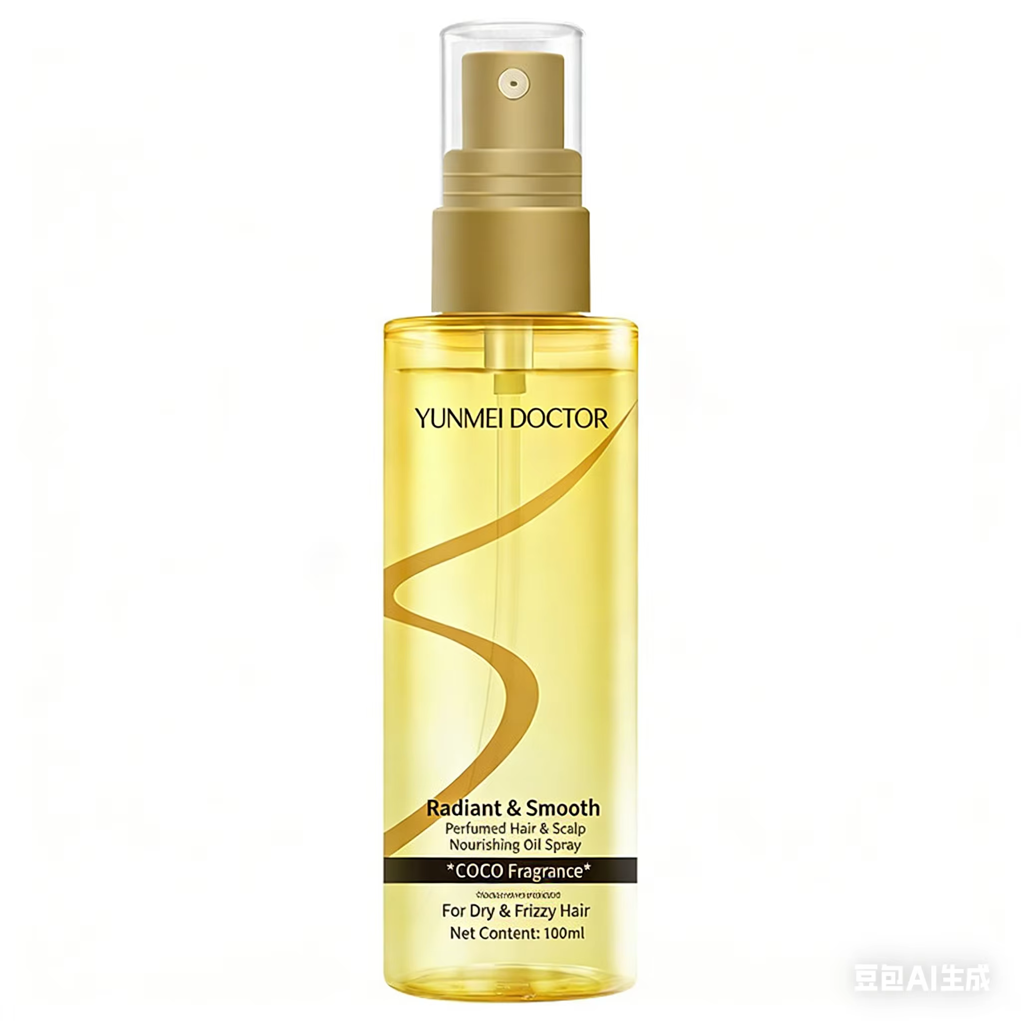 Huile capillaire anti-frisottis en spray