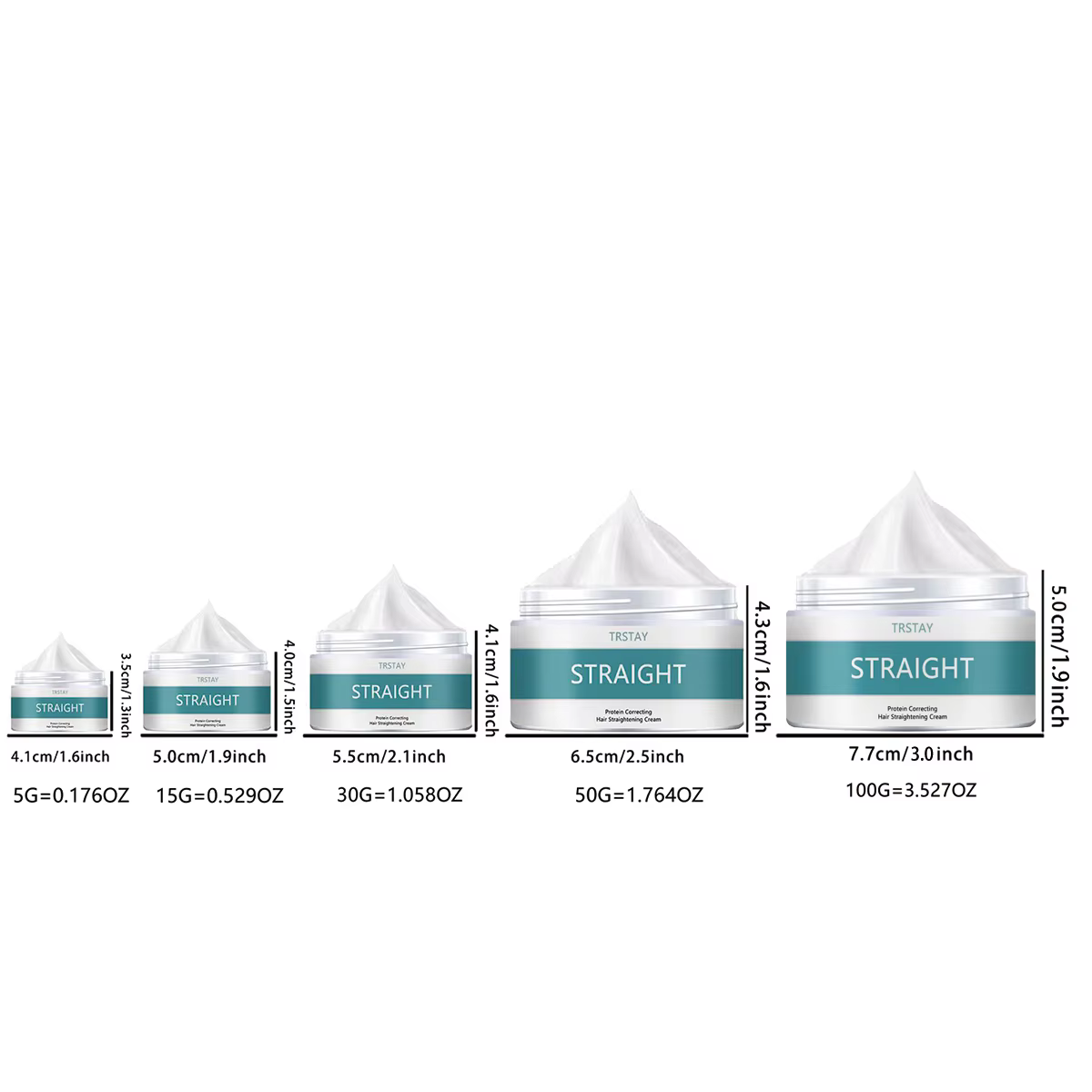 TRSTAY – crème correctrice de protéines pour lisser les cheveux