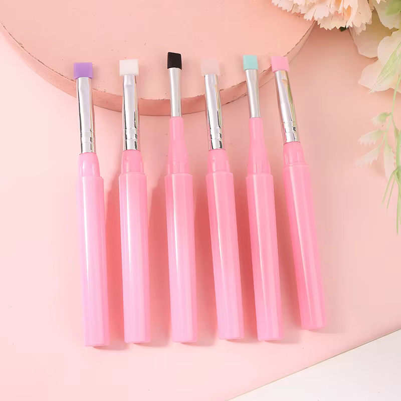 Brosse en silicone souple à double tête pour cils, outils de levage, stratification, séparation, extension, maquillage