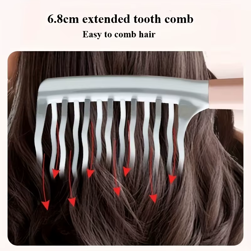 Peignes à cheveux à double dents larges