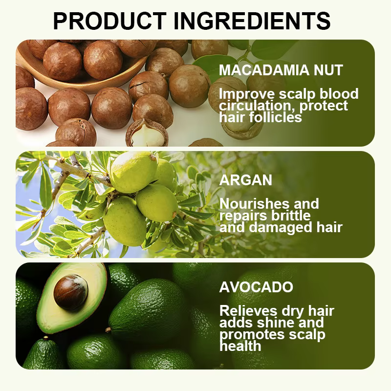 Sérum capillaire à l'huile d'argan marocaine – Traitement nourrissant anti-frisottis pour cheveux lisses