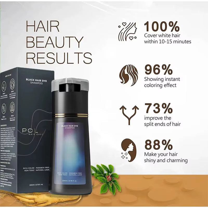 Shampoing 3 en 1 pour teinture capillaire