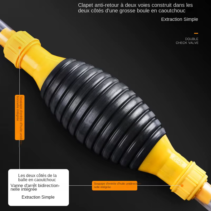 Pompe à carburant manuelle avec ventouse pour voiture, transfert d'huile, économiseur de carburant, or, liquide diesel, précieux