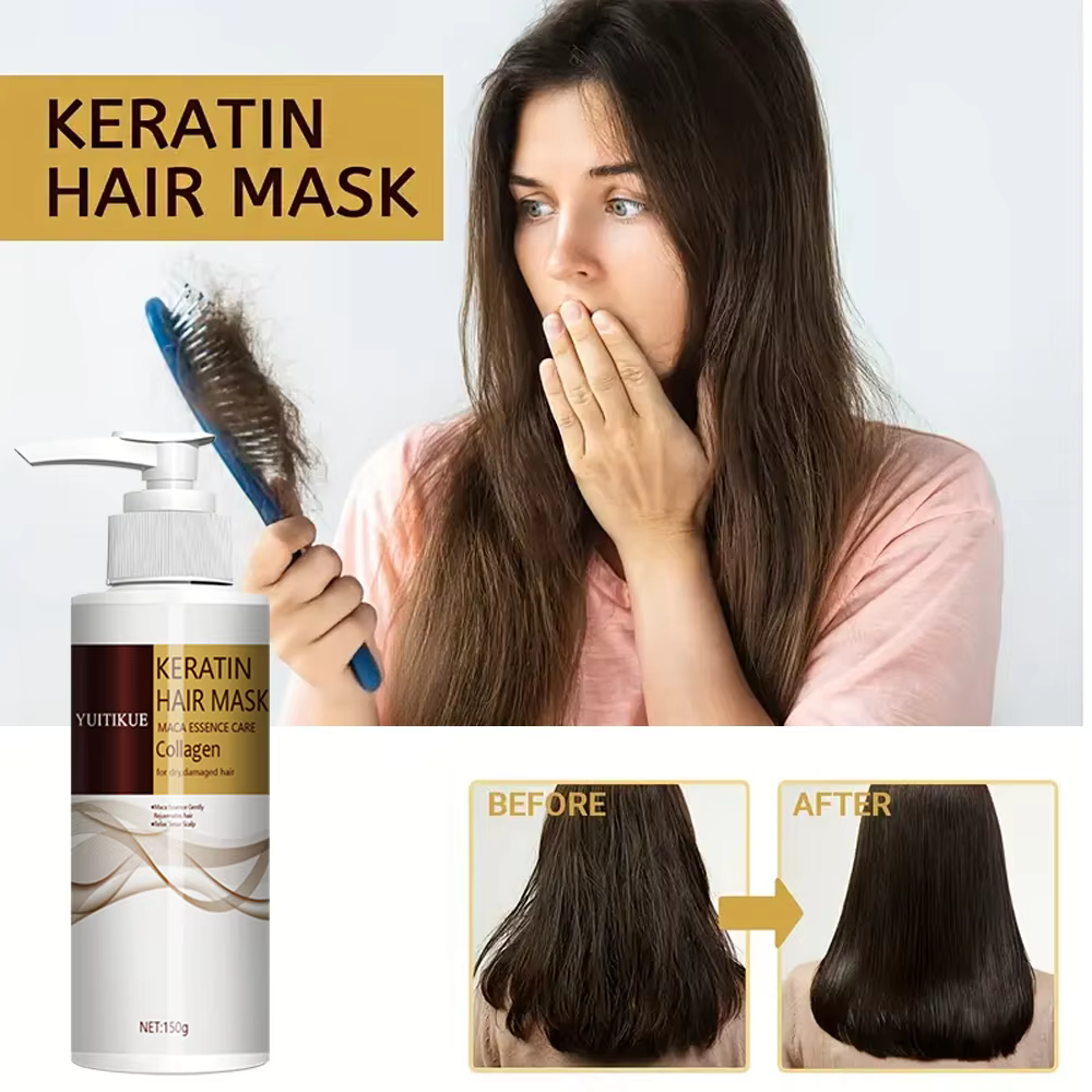 Masque capillaire à la kératine