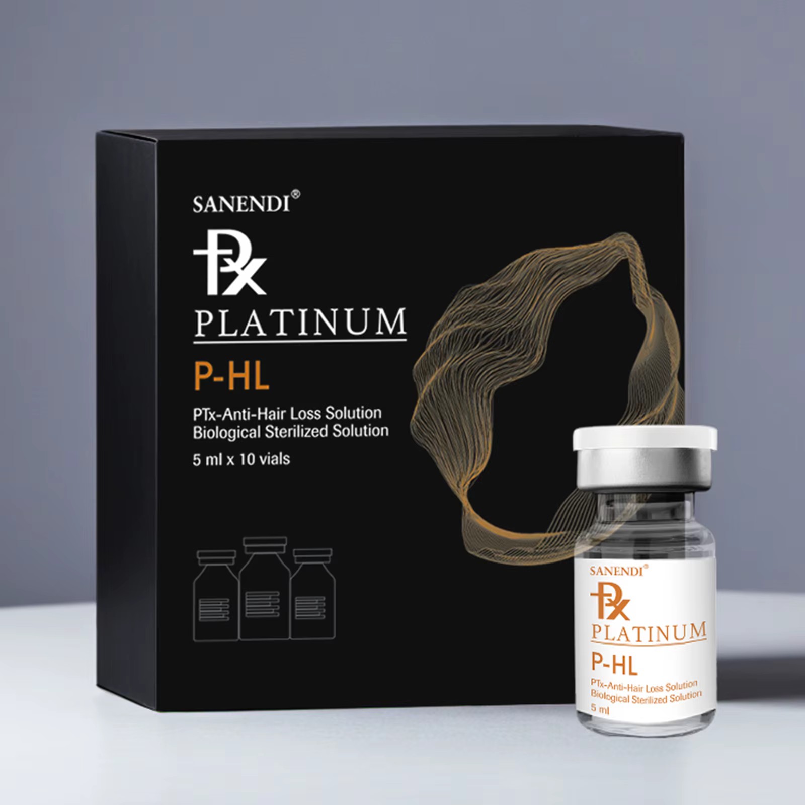 Sanendi coréen sérum de croissance des cheveux P-HL Ptx Peptide Essence Dr.Pen Booster Solution Anti-perte