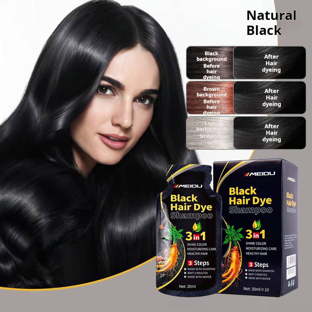 Shampoing 3 en 1 pour teinture capillaire