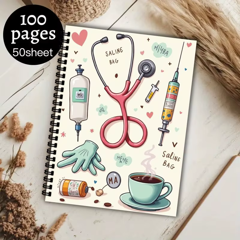 Carnet spirale pour assistant médical et infirmière, un cadeau mignon et pratique pour les femmes et les professionnels de la santé