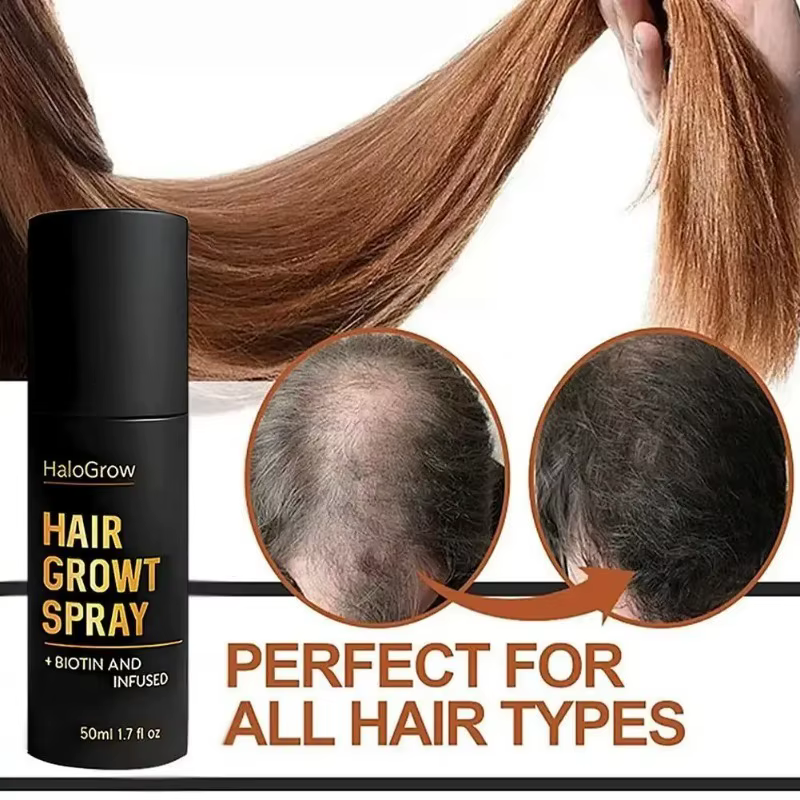 Sérum de croissance des cheveux, renforcement des racines des cheveux, favorise la repousse des cheveux, anti-perte de cheveux, nourrissant, réparation du cuir chevelu, soins capillaires, 50ml