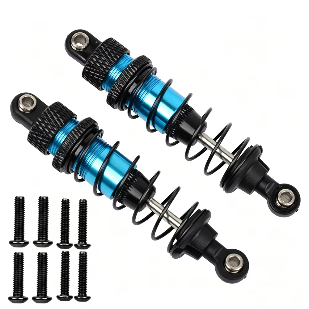 Amortisseur à huile 62mm 66mm 72mm compatible avec WLtoys 144001 MJX 14210 16208 Hyper Go H14BM SCY HBX 1/14 1/12 Buggy Truck