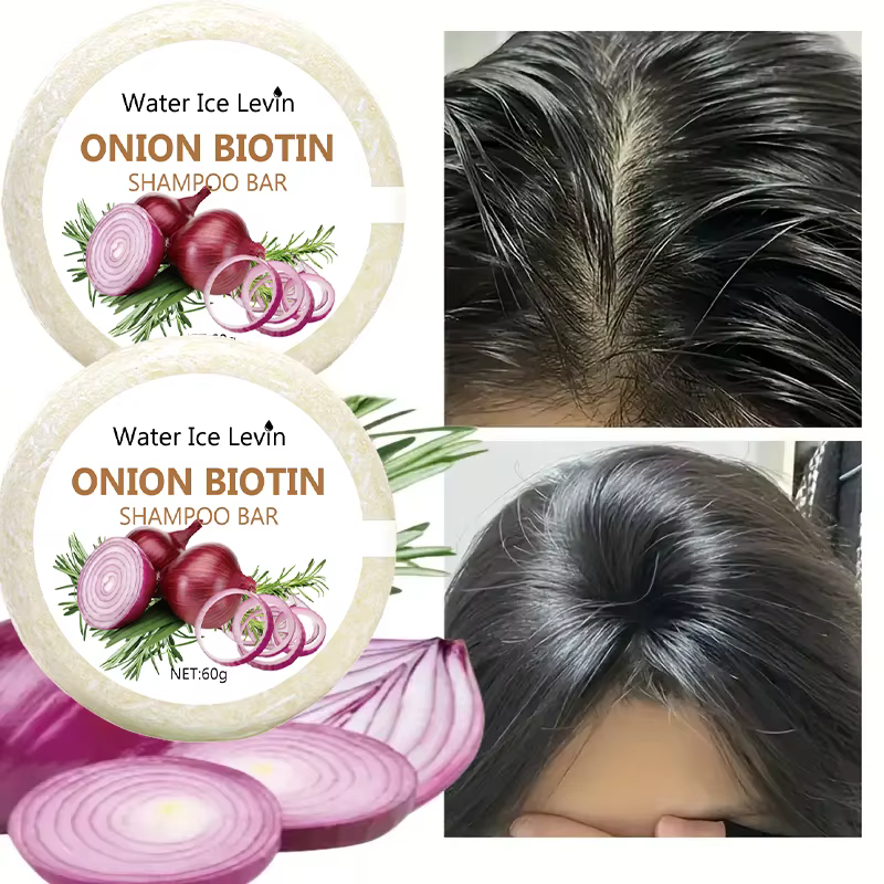 Savon Shampoing à l'oignon et à la biotine - 60 g