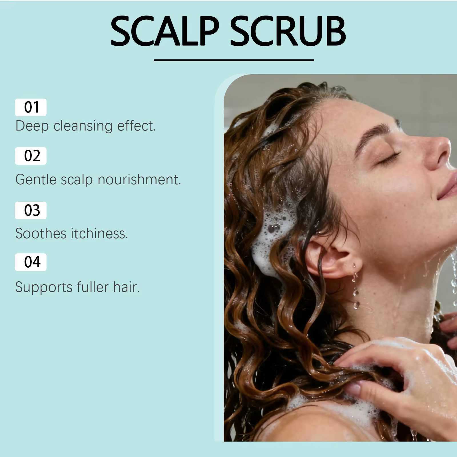 Gommage Détoxifiant au Salicylique pour le Cuir Chevelu avec Brosse de Massage – Nettoyage en Profondeur