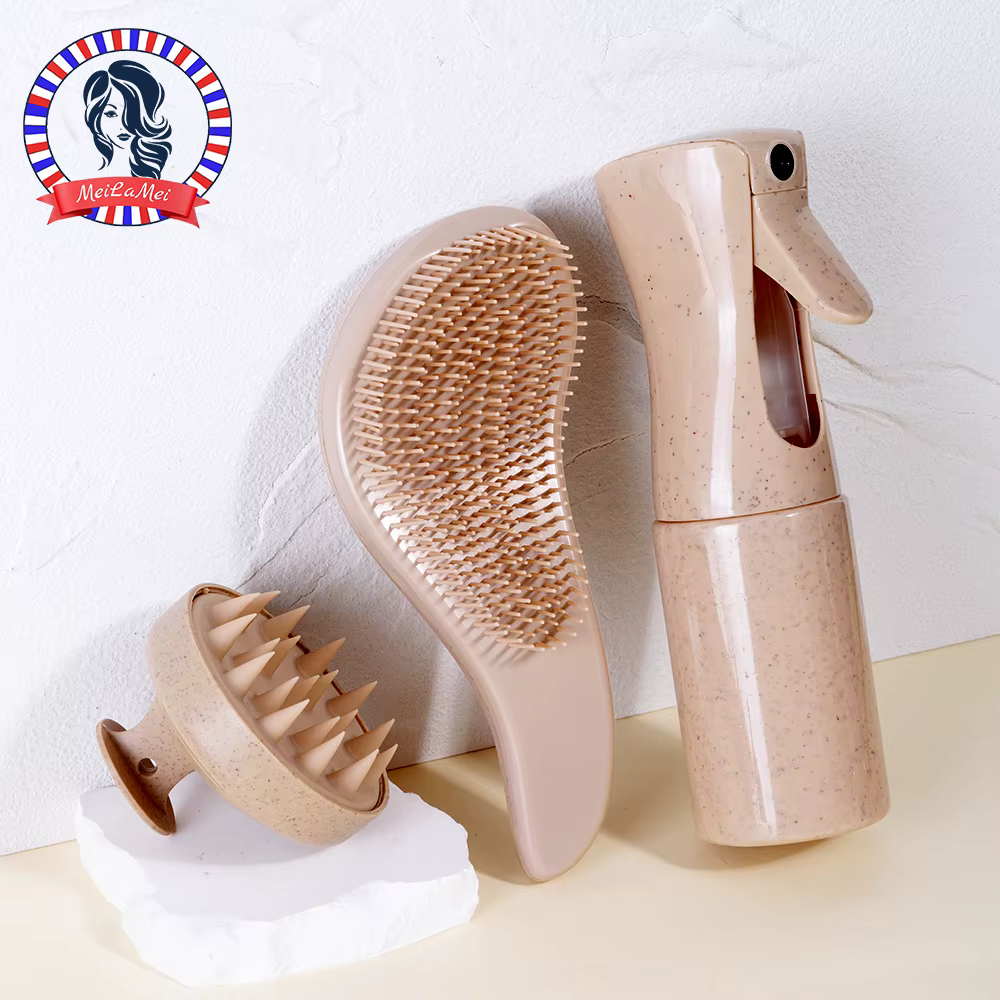 Ensemble de soins capillaires en paille de blé