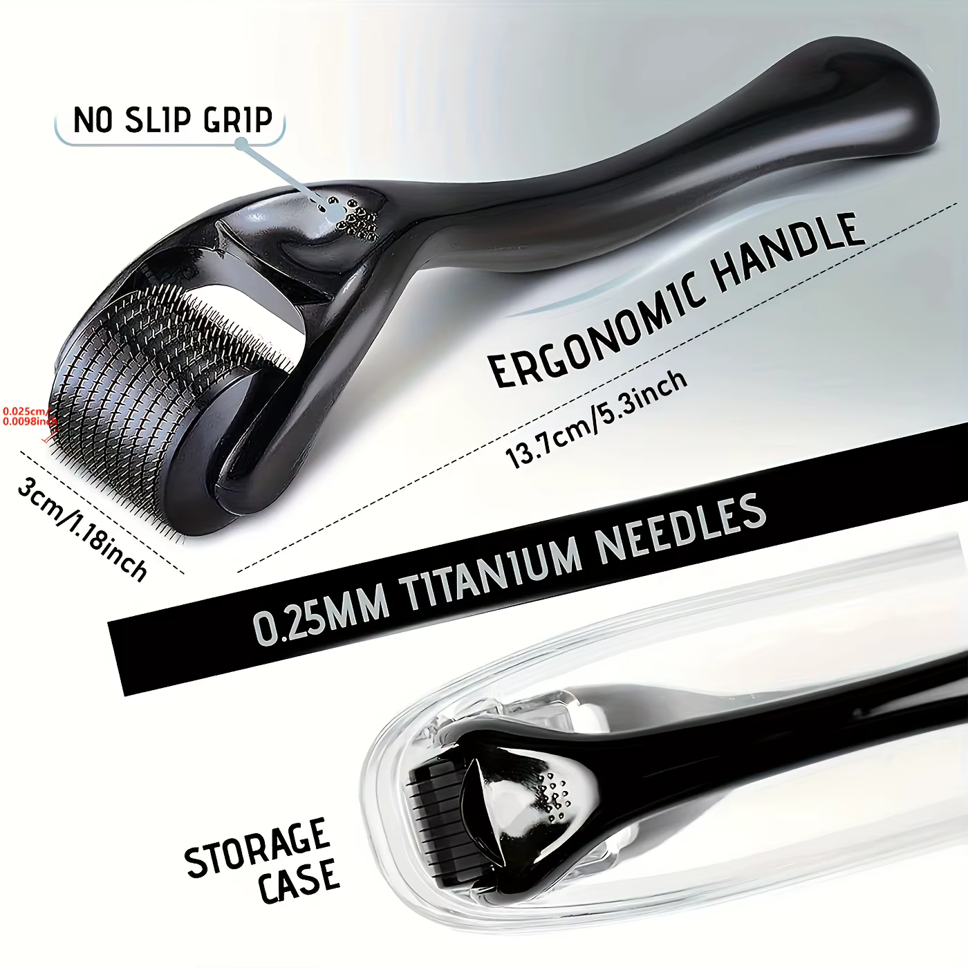 Rouleau Derma pour cheveux et barbe