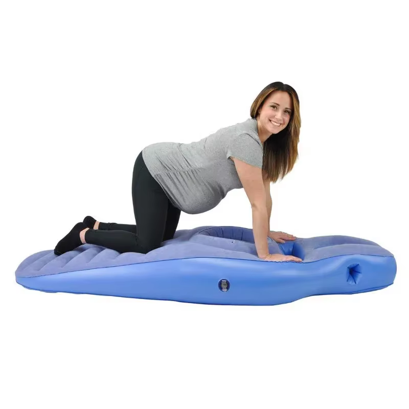 Oreiller gonflable de grossesse, tapis de Yoga pour femmes enceintes, matelas gonflable, matelas de grossesse, maternité, lit corporel, tapis de couchage