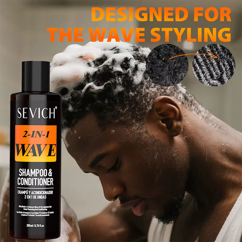Shampooing 200ml Wave pour hommes africains