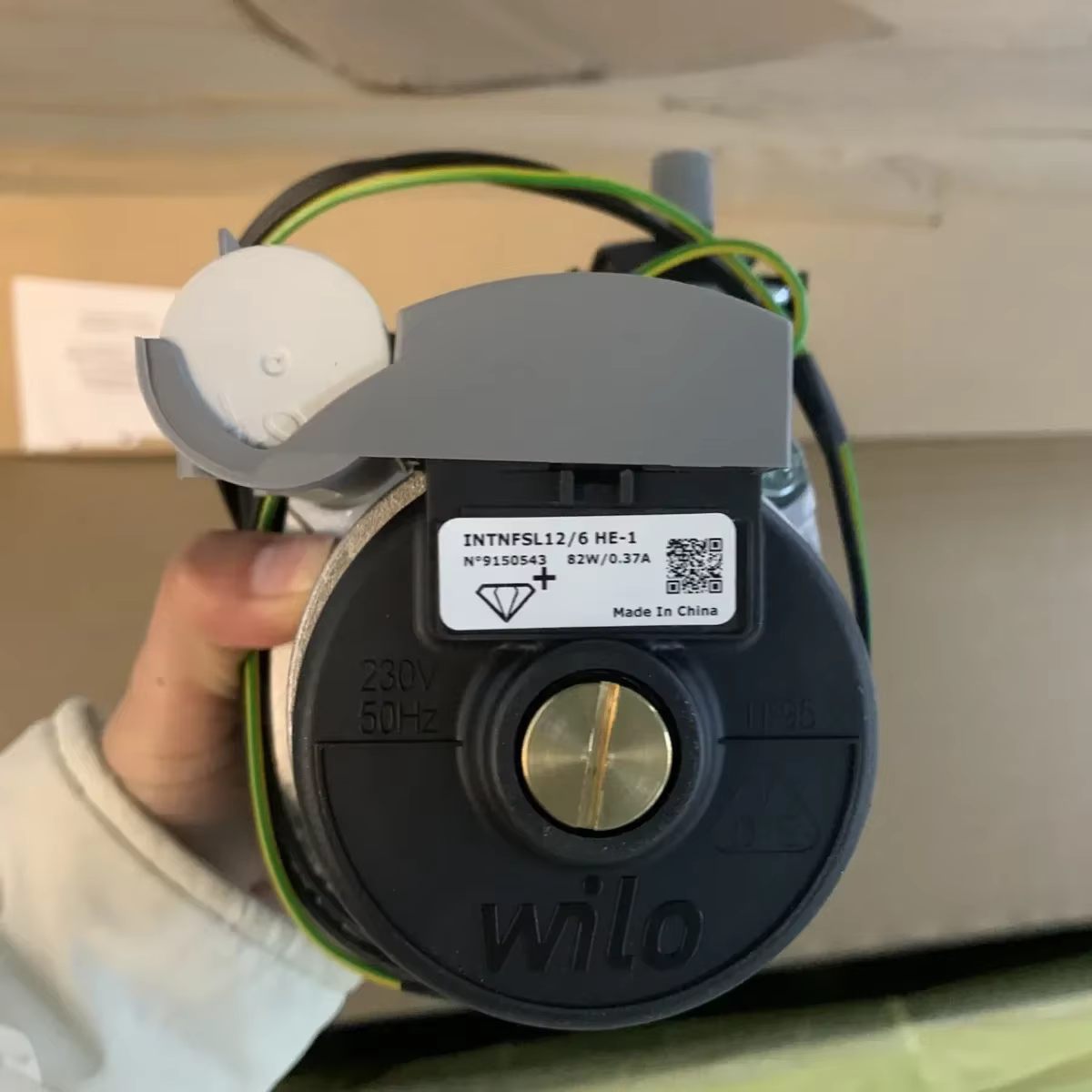 Pompe de Circulation d'eau 82W/0.37A INTNFSL 12/6 HE-1, pompe de chaudière à gaz, pièces de rechange pour chauffe-eau 220/230V 2300r/min
