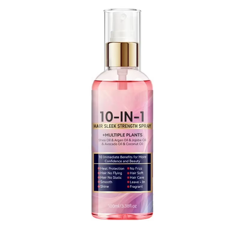 Spray capillaire 10 en 1 sans rinçage pour réparer les cheveux secs