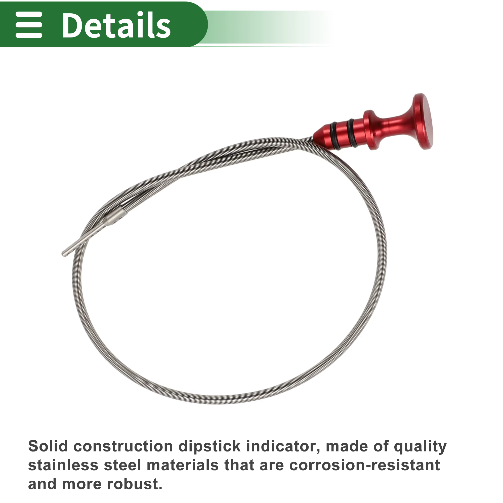 X Autohaux jauge d'huile moteur de voiture réservoirs de carburant niveau d'huile Dip Stick pour Mini Cooper S 1.6L L4 suralimenté R52 R53 R56 2002-2008
