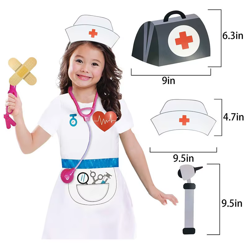 40 pièces infirmière Selfie Photo stand accessoires soins infirmiers médicaux Graduation Photobooth accessoires Kit dentiste médecin fête décoration toile de fond