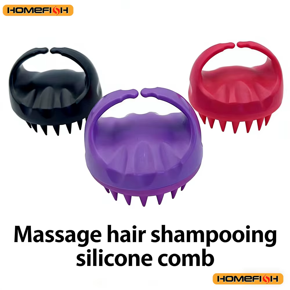 Brosse de massage pour shampoing nettoyant - Conception de la poignée