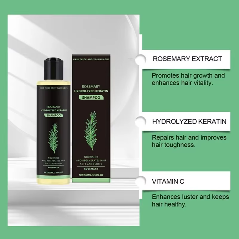 Shampooing Épaississant au Romarin : Contrôle du Sébum