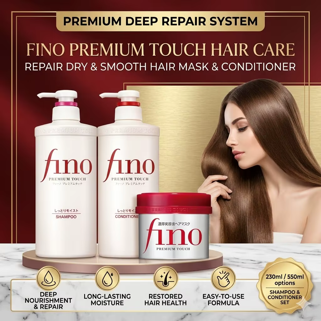 Ensemble de soins capillaires Fino Premium Touch