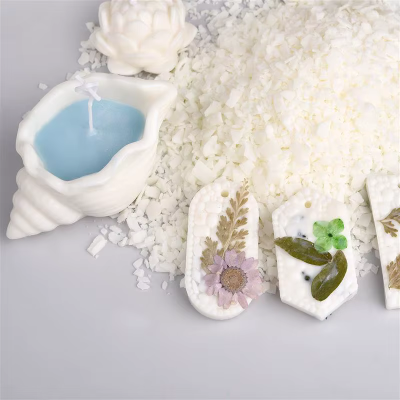 Paraffine pure de soja pré-soja, matériel d'avertissement, pigments de noyau, aromathérapie, bricolage fait à la main ci-après, artisanat, 100g, 500g, 1kg