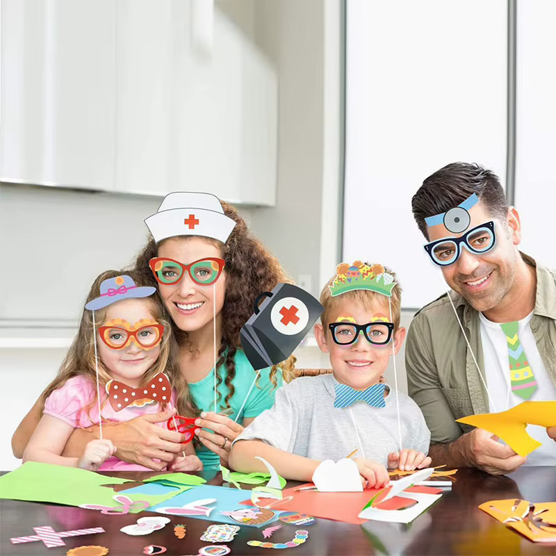 40 pièces infirmière Selfie Photo stand accessoires soins infirmiers médicaux Graduation Photobooth accessoires Kit dentiste médecin fête décoration toile de fond