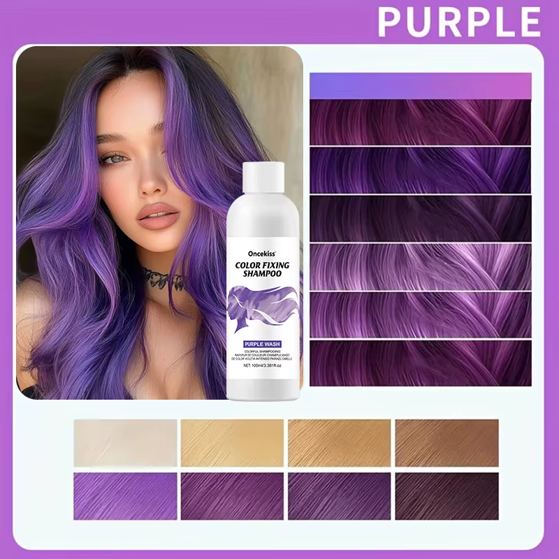 Shampoing semi-permanent pour colorant capillaire