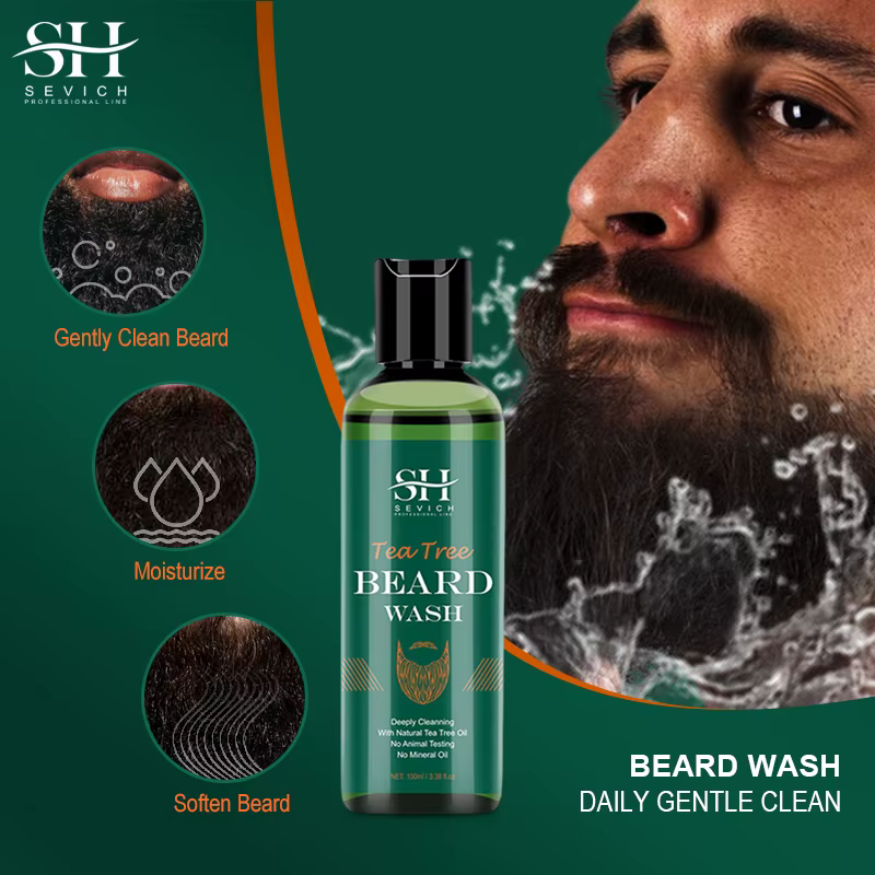 Huile de croissance de barbe pour hommes