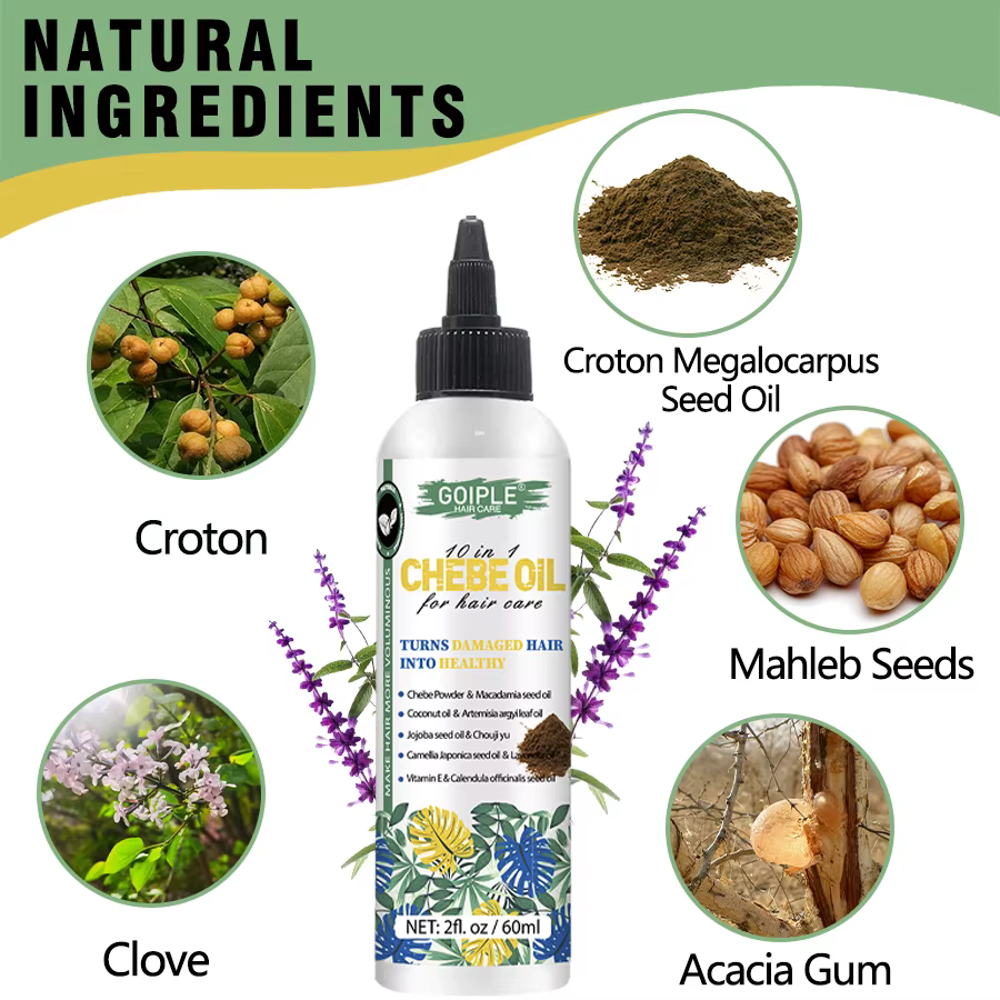 GOIPLE Chebe – Produits capillaires : Après-shampoing nourrissant et hydratant en profondeur