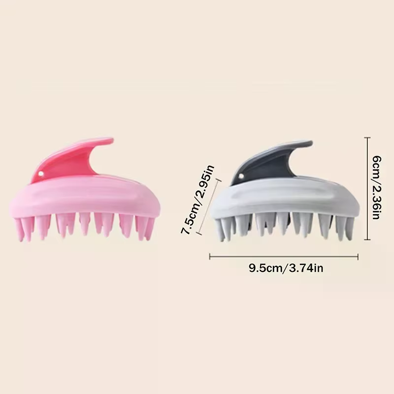 Brosse à shampoing 2 en 1