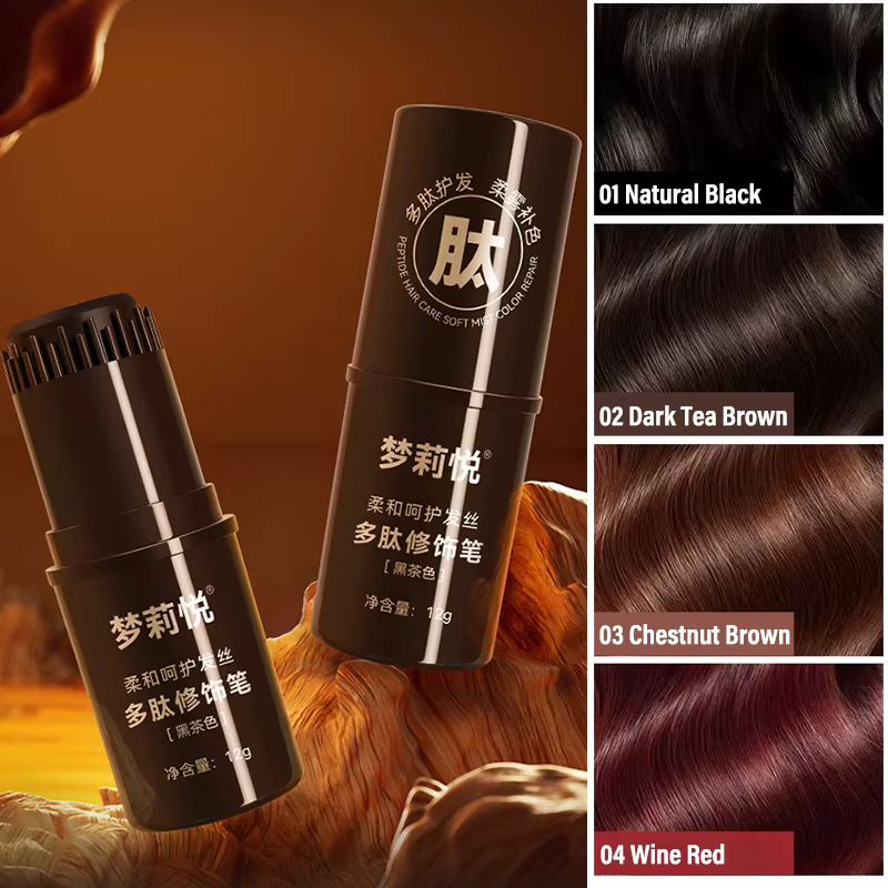 Brosse de coloration temporaire pour cheveux