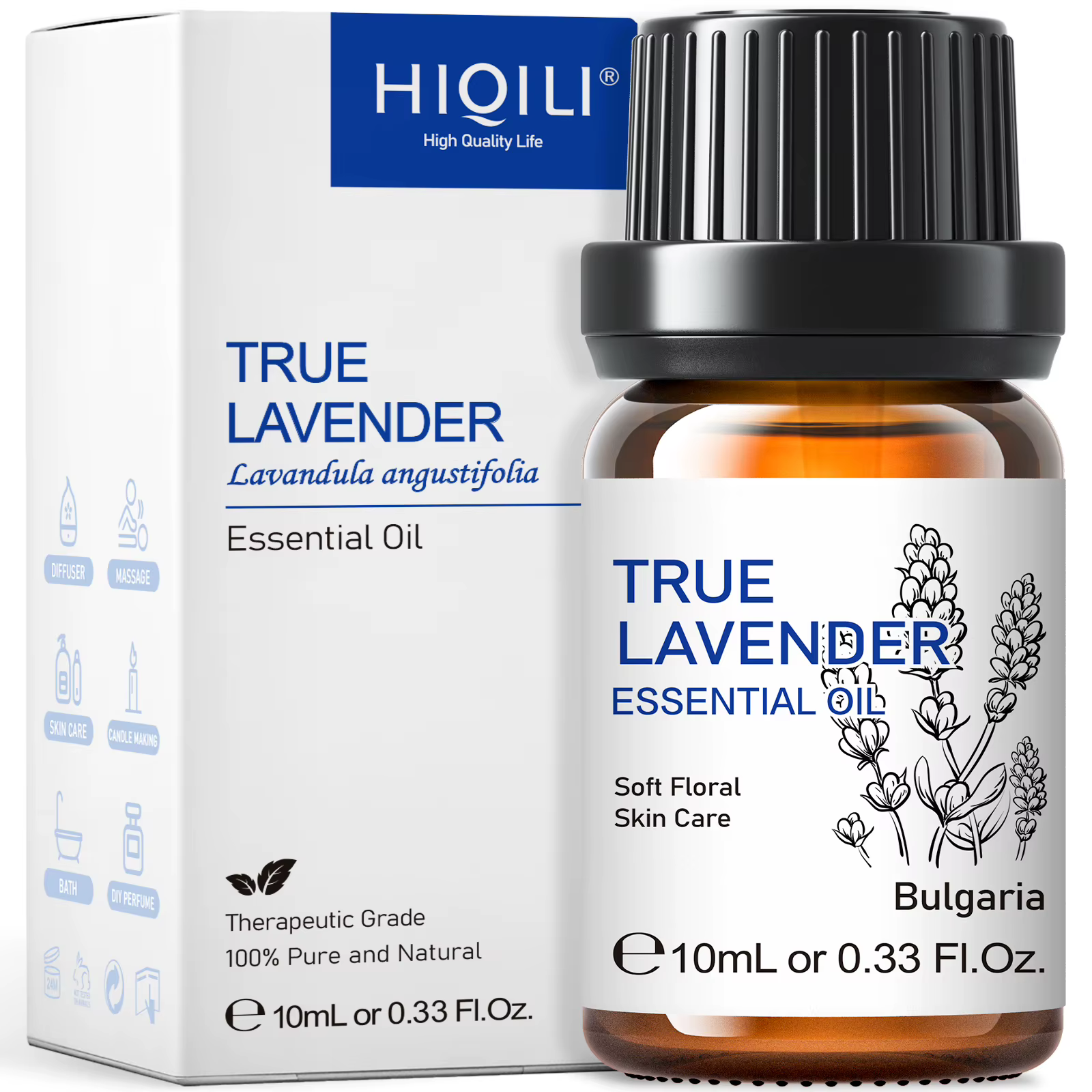 HIQILI Huile essentielle pure 10/30/100 ml
