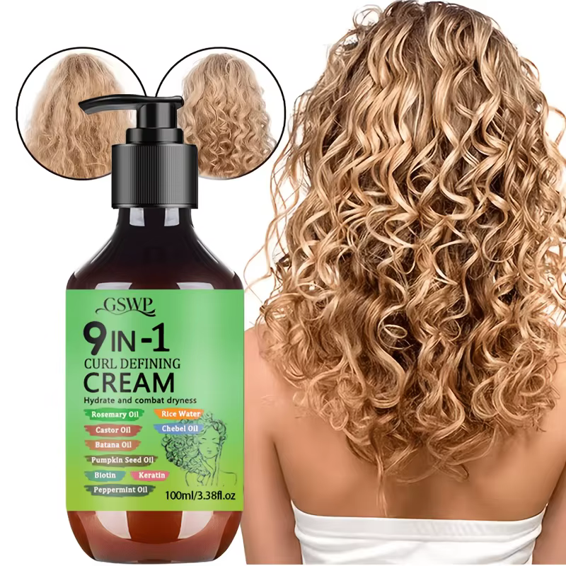 GSWP Crème coiffante 9-en-1 pour boucles