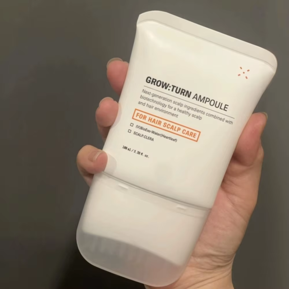 Ampoule Grow:Turn 100 ml avec brosse pour le cuir chevelu