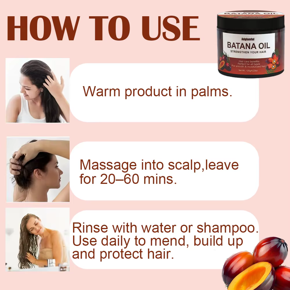 Batana Oil 120g Soins capillaires - 5s lisse les frisottis