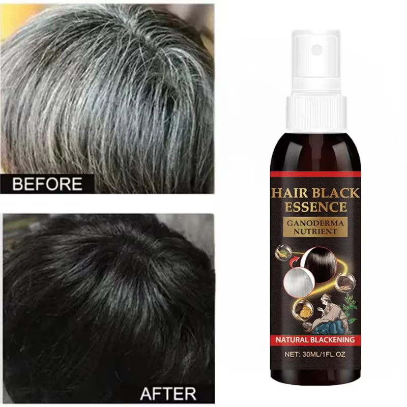 Sérum pour cheveux blancs à noirs