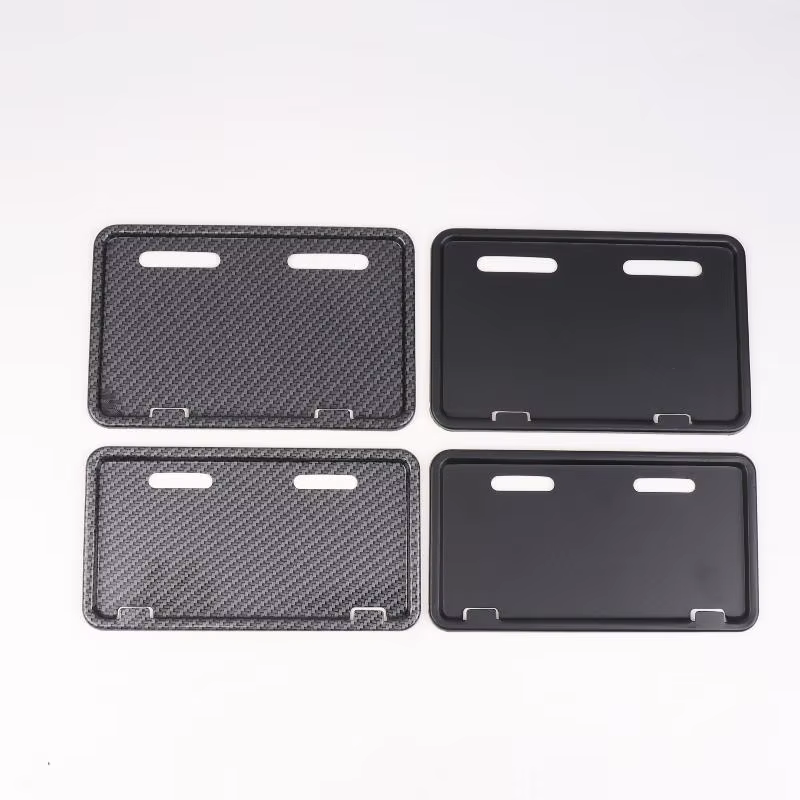 Support de plaque d'immatriculation universel en fer pour véhicule électrique, 1 pièce, cadre de protection, cadres de plaque d'immatriculation de moto
