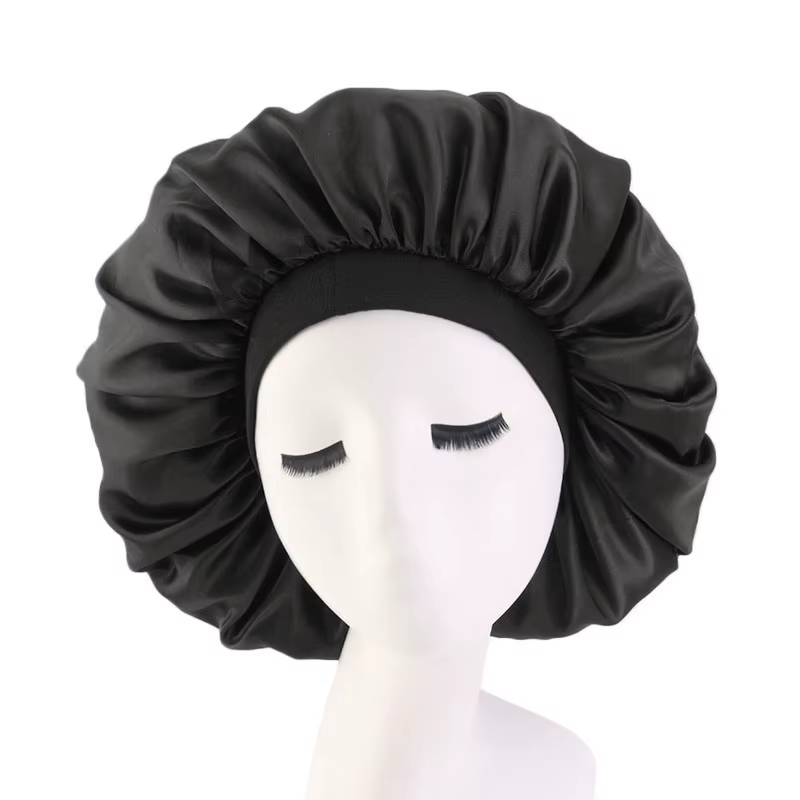 Bonnet de nuit en Satin Extra Large pour femmes
