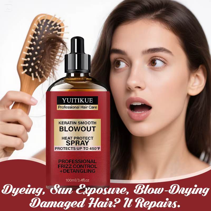 YUITIKUE Huile capillaire protectrice contre la chaleur