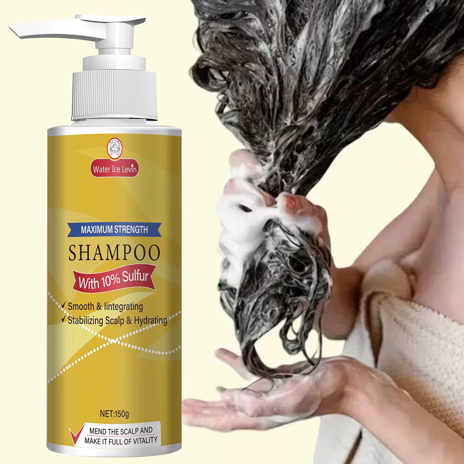 Shampoing au soufre 10% de force maximale – Lissant