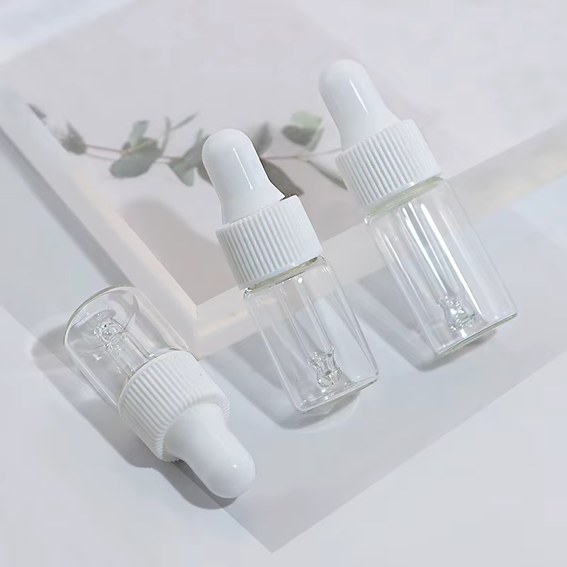 Petit flacon compte-gouttes Transparent de 1ml
