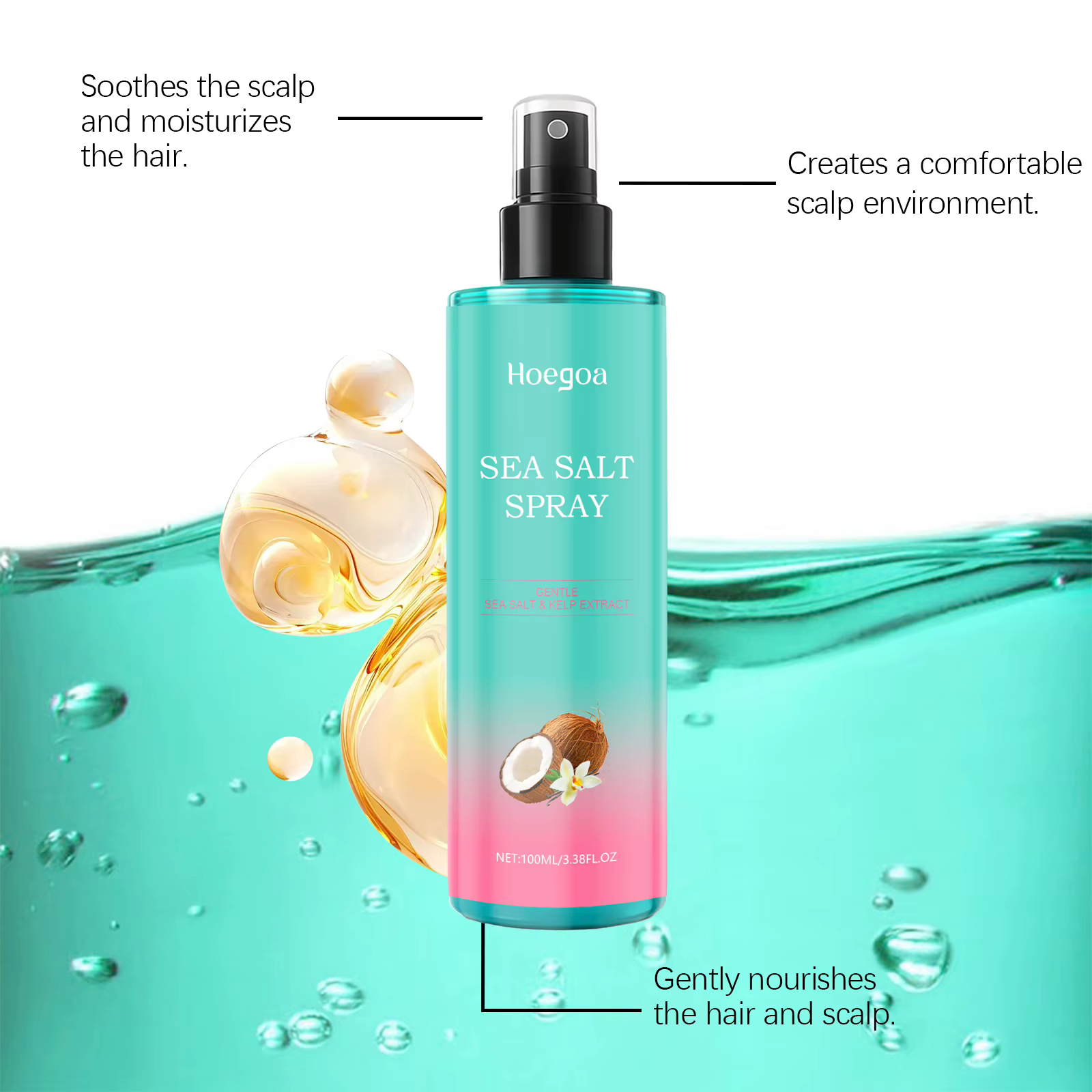 Spray capillaire au sel de mer Hoegoa