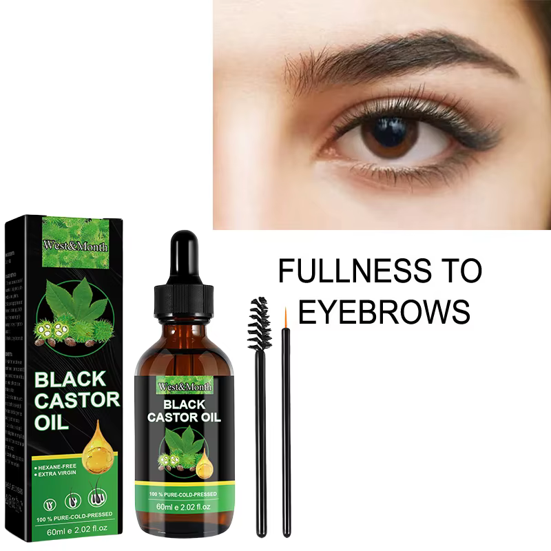 Huile de ricin noire 100% pure pour femmes