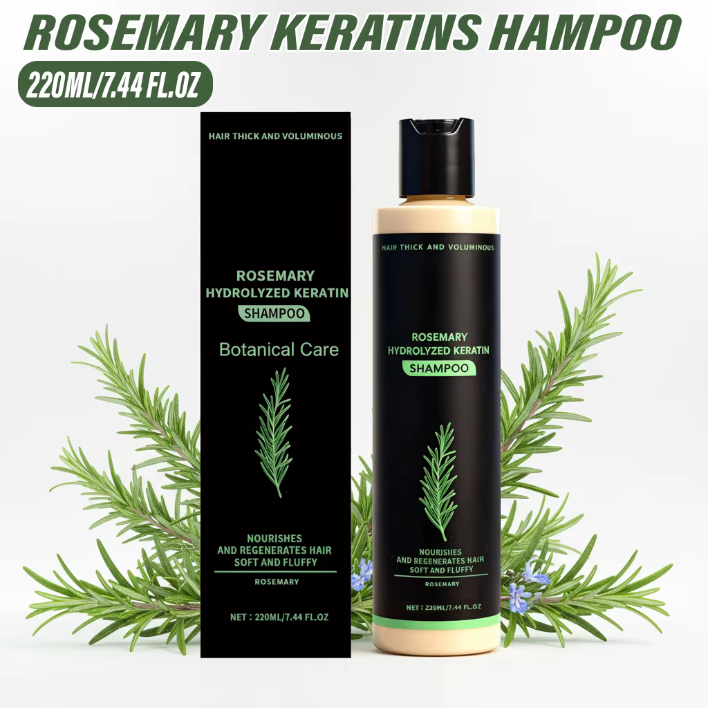 Shampoing volumisant à la kératine de romarin