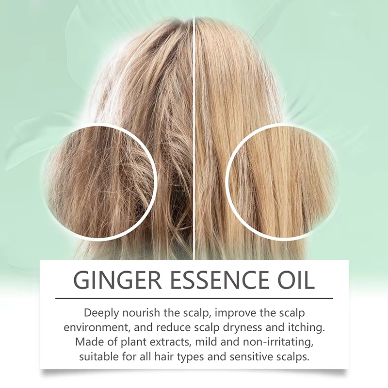 Sérum de croissance des cheveux au gingembre