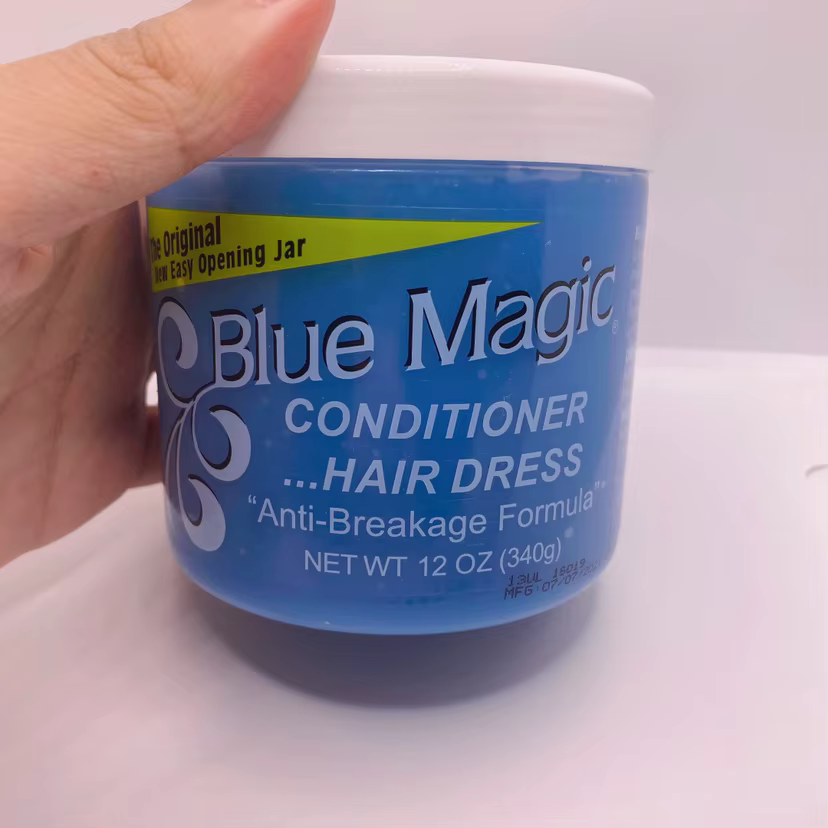 Huile de ricin magique pour cheveux bleus